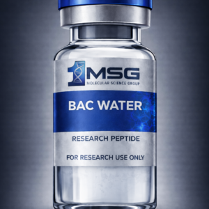 BAC Water bacteriostatic water vial for peptide reconstitution and research use