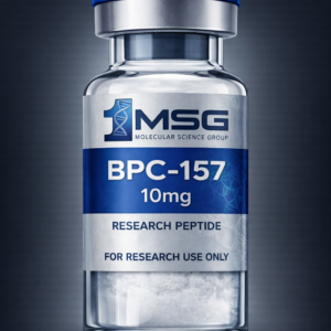 BPC-157 research peptide product by 1MSG Molecular Science Group
