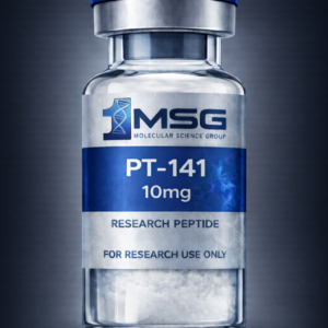 PT-141 research peptide product image by 1MSG Molecular Science Group