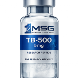 TB-500 peptide vial for recovery and tissue support research
